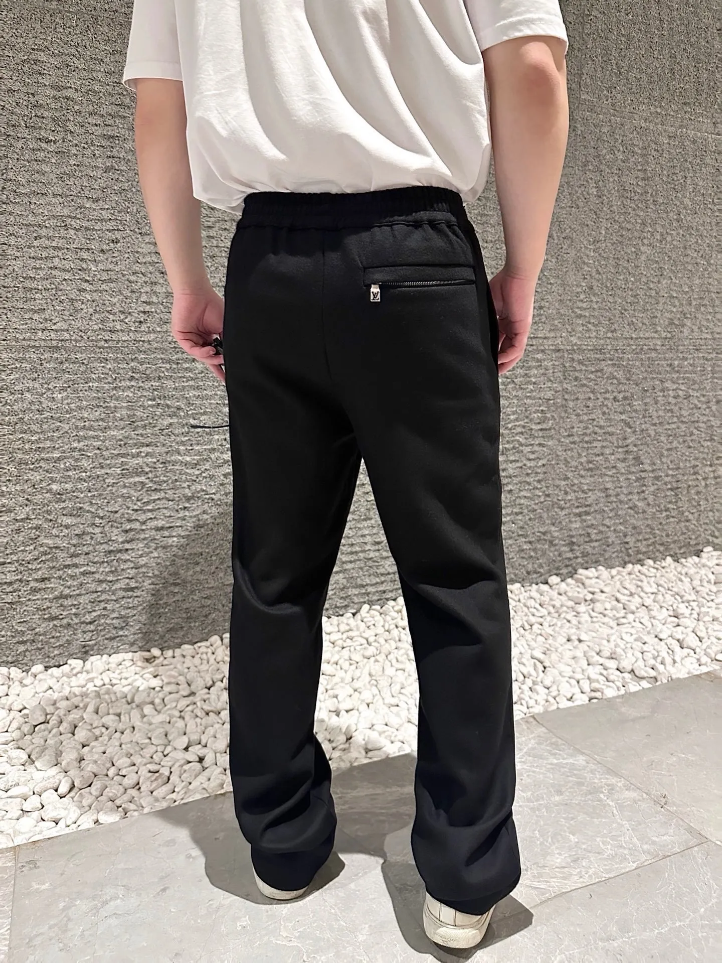 Louis Vuitton/Louis Vuitton 25Fw metal logo suit trousers